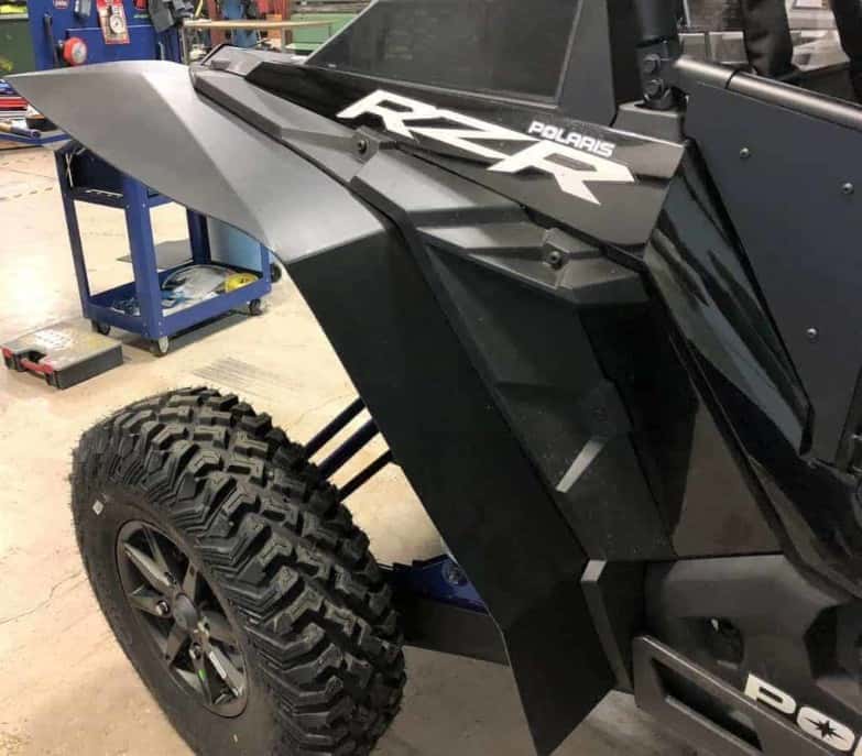 Polaris RZR XP Mud Flaps, Super Wide Fenders